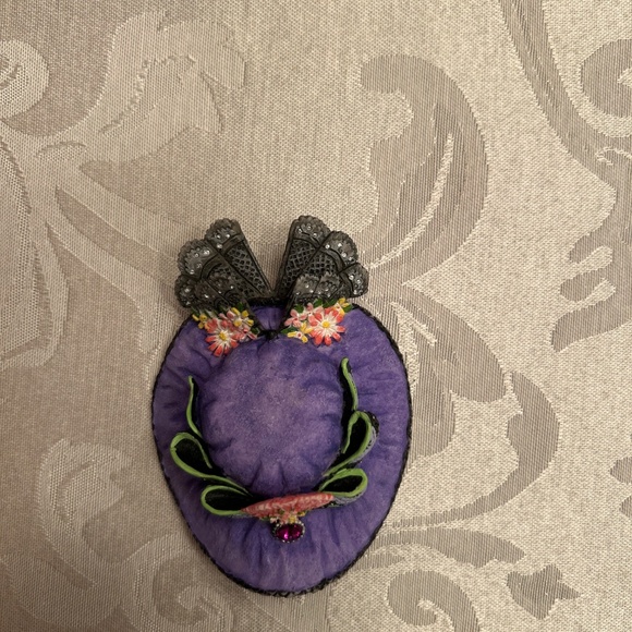 Willow hall age of elegance purple passion hat circa 1881 - Picture 2 of 4